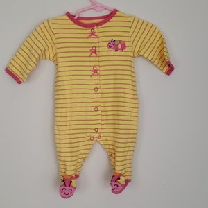 Carter's ladybug pajama sleeper